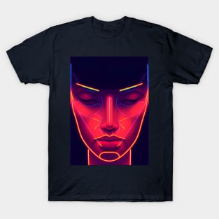 Artificial intelligence human face T-Shirt